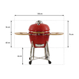 Asador Cerámico Grill Pal 21" Verde