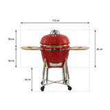 Asador Cerámico Grill Pal 18" Azul